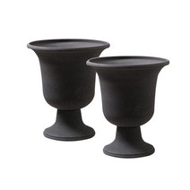 러버플랜터03 FRP화분 2p, BLACK WASH