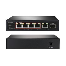 넥스트 4포트 기가비트 스위칭허브 65W, NEXT-POE7006SFP-TP