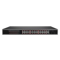 넥스트 24포트 POE 스위칭허브 400W, NEXT-POE324SFP-TP