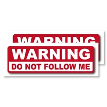 서킷 레이싱 스폰서 리버리 차량용 스티커 프린팅 타입, DONOTFOLLOW, 2개