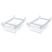 거치형 냉장고 정리 트레이 2p, 혼합색상