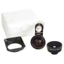 써패스아이 아이폰 광각렌즈 + 초광각렌즈, 블랙, 1세트