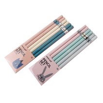 디자인아지트 해피프렌즈 네임 연필 2B, 혼합색상, 12개