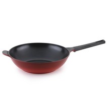 네오플램 미트라 레드투톤 대형 궁중팬, 34cm, 1개