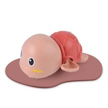 해피플레이 헤엄치는 파닥파닥 거북이 아기 목욕놀이완구, 레드