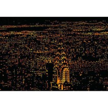 콩 야경 스크래치 페이퍼 풀패키지, 8 클래식 뉴욕 외 5종