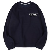 벤힛 스포티 세미 오버핏 특양면 빅사이즈 맨투맨