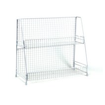 주방 정리 매쉬 2단 선반, 화이트