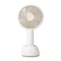 씨엠에프프로젝트 USB 무선 핸디 탁상용 선풍기, CSR04W, 웜 화이트 + Cream Gray