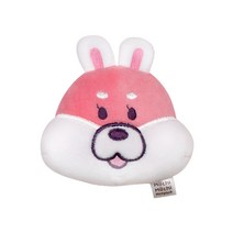 모찌모찌 애니멀 얼굴형 핫팩 인형 버니, 9cm, 혼합색상