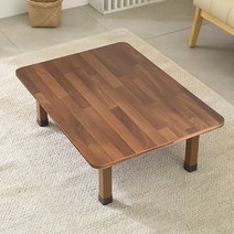 접이식 상다리 테이블 1000 x 600 mm, 상다리(브라운), 상판(멀바우)