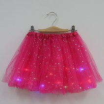 로로샤 여아용 반짝 LED 스커트