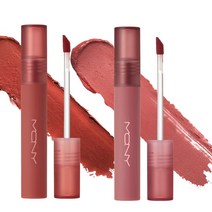 맥퀸뉴욕 베이크드 벨벳 틴트 4g x 2종, 2 베이크드 자몽, 5 베이크드 피치, 1세트