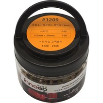 이노공구 직결나사 둥근머리 천연색 1209 4.2 x 25 mm 100p, 1개