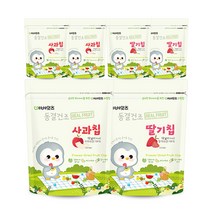 베베잇츠 동결건조 과일칩 사과 12g x 3p + 딸기 12g x 3p, 사과 + 딸기, 1세트