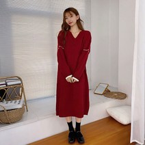 루나걸 지스트 니트 원피스