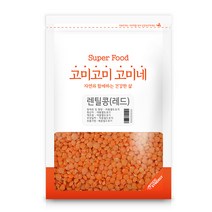 고미네 레드 렌틸콩, 1kg, 1개