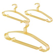 네이쳐리빙 골드라인 심플 라운딩 옷걸이, 골드, 30개입