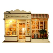 꼬미딜 DIY 미니어처하우스 대형 11 딸기디저트 + 제작도구, 혼합색상