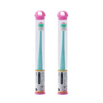 360도 서라운드 반려동물 칫솔, 블루, 2개