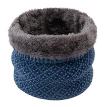 나야스타일 겨울 스포츠 남여공용 방한 넥워머 DJMC-22-3, 블루