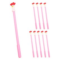 이백이십볼트샵 닭 벼슬 펜, 핑크, 10개