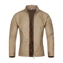 네스파 남성용 플로테 사선지퍼 레더 자켓 ZZK_0013