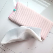 화모 베이비 거즈 주머니 좁쌀베개, 핑크