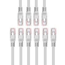 넥스트링크 UTP CAT.5E 랜케이블 인터넷 랜선 5M, 혼합색상, 5개