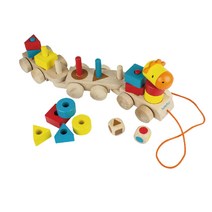 벨러덕 칙칙폭폭 도형 기차, 혼합색상, 1세트