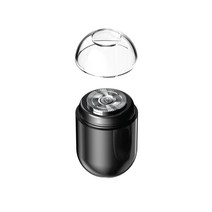 디셈 휴대용 USB 전기면도기, DUS-01, 블랙