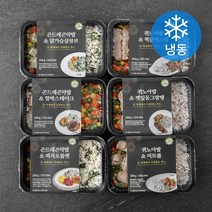 건강한끼 도시락 시즌2 6종세트 (냉동), 1세트