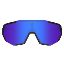 커샤크 스포츠 고글 자외선차단 도수클립 렌즈 교체형 QE48, Black Blue(QE48-BL)