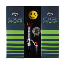 캘러웨이 CXR POWER 골프공 2피스 6구 + 자석티 볼마커 세트, 랜덤발송, 1세트