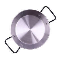 세영 스텐 빠에야팬 블랙, 28cm, 1개