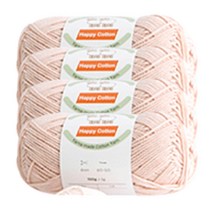 해피코튼 대용량 뜨개실 100g 4p, 705, 4개
