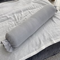 참데코 리치프릴 캔디쿠션 롱쿠션 커버, 그레이