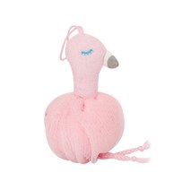 플라밍고 폼폼이 샤워볼, 1개, 1개