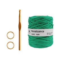 야나 르네상스 젤로백 뜨개실 DIY 패키지, 7 초록