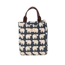 JHCompany 캔버스 미니 애니멀 보냉 가방, 곰