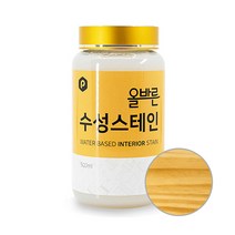 페인트인포 올바른 수성 스테인 500ml, 500 투명