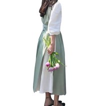 플래빗 내추럴 앞치마, 민트그레이, 1개