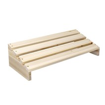 스토니처 원목 와이드 발 받침대, 혼합색상