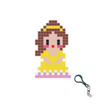 꼬마블럭 디폼 미니 + 고급 열쇠고리 랜덤발송 + 일대일 도안 DIY 패키지 10mm, 벨라