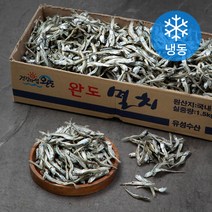 이어수산 완도 조림국물용멸치 고주바 안주용 (냉동), 1.5kg, 1개
