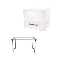 스노우아울 밀크박스 + 메탈랙