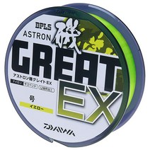 다이와 아스트론 이소 그레이트 EX 나일론 모노 라인 낚시줄 5호, YELLOW