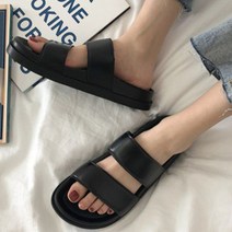 여성용 히사레 더블 라인 두줄 슬리퍼