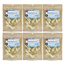 펫더맨 덴탈365 강아지 간식 150g, 6개, 밀크맛