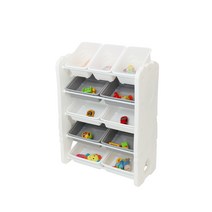 미루 유아용 퍼스트 5단 정리함 애니, 그레이 + 화이트